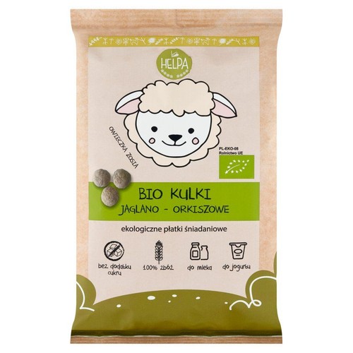 BIO Płatki śniadaniowe jaglano orkiszowe Helpa 160 g