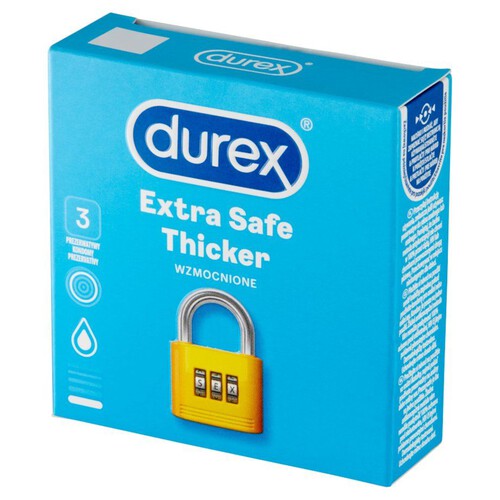 Prezerwatywy Extra safe Durex 3 sztuki