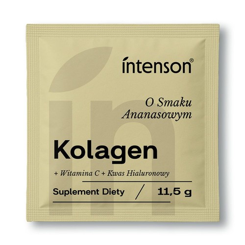 Kolagen z wit.C i kwasem hialuronowym o smaku ananasowym Intenson 11,5 g