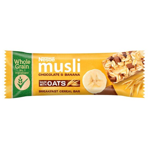 Musli Czekolada i banan batonik zbożowy Nestle 35 g