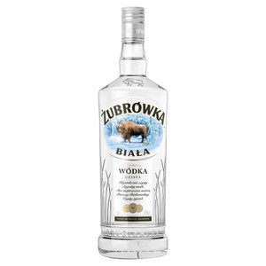 Żubrówka Biała wódka alk. 40% obj. Żubrówka 1 l