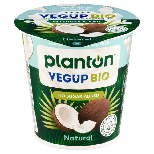 Wegański jogurt kokosowy naturalny bezglutenowy VEGUP BIO 140 g