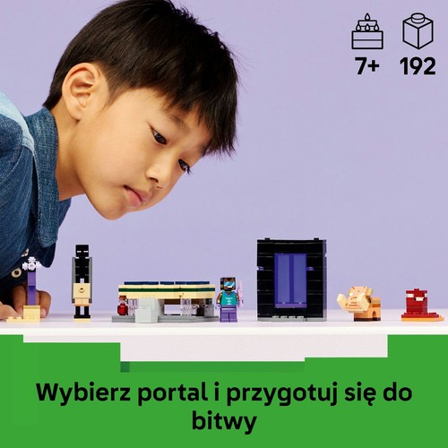 Minecraft® Podróż przez portal Netheru i Kresu 21584 LEGO 1 sztuka