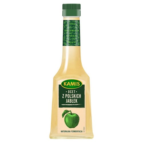 Ocet jabłkowy z polskich jabłek. 6% kwasowości Kamis 250 g