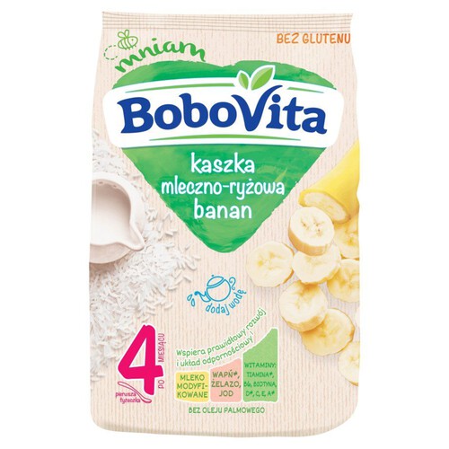 Kaszka mleczno-ryżowa banan BoboVita 230 g