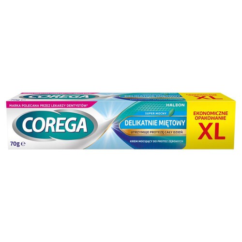 Krem do protez Corega. delikatnie miętowy  Corega 70 g