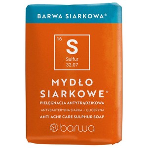 Mydło Siarkowe Antytrądzikowe 100 g Barwa  1 sztuka