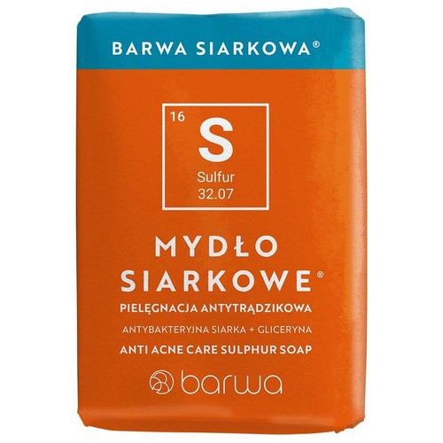 Mydło Siarkowe Antytrądzikowe 100 g Barwa  1 sztuka