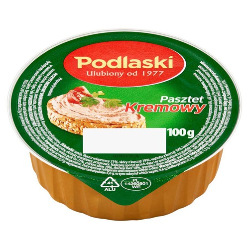 Pasztet kremowy drobiowo-wieprzowy Podlaski 100 g