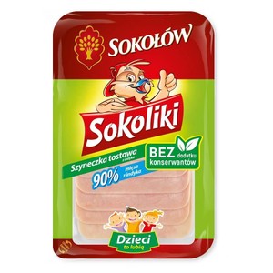 Sokoliki Szyneczka tostowa z indyka Sokołów 100 g