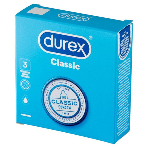 Prezerwatywy classic Durex 3 sztuki